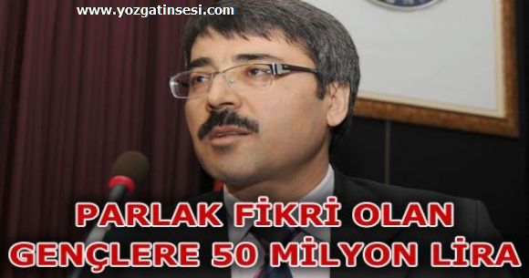 Parlak fikirlere 50 milyon TL hibe edilecek....
