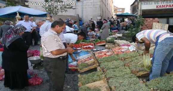 Yozgatta sal� ve �ar�amba pazarlar�nda...